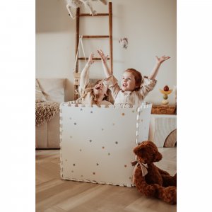 Tapis de jeu réversible 2 en 1 eevaa world Play & go