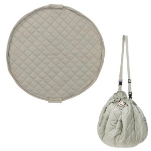 Sac à jouets / tapis d'éveil 2 en 1 en coton bio - meadow green Play & go