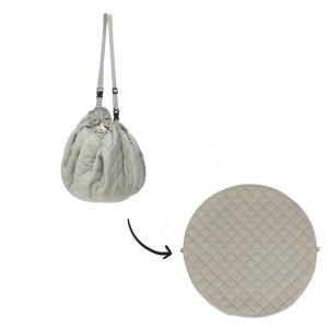 Sac à jouets / tapis d'éveil 2 en 1 en coton bio - meadow green Play & go