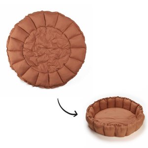 Tapis de jeu / nid de bébé 2 en 1 organic bloom tawny brown Play & go