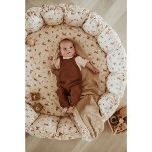 Tapis de jeu / nid de bébé 2 en 1 organic bloom rabbit Play & go
