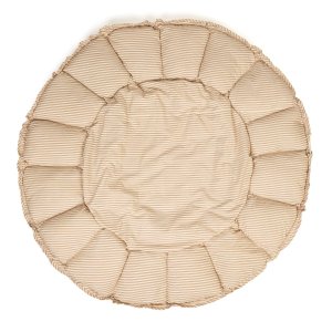 Tapis de jeu / nid de bébé 2 en 1 organic bloom brown stripes Play & go