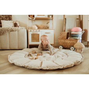 Tapis de jeu bébé 3 en 1 organic coco blue stripes Play & go