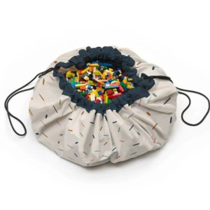 Grand sac à jouet / tapis de jeu 2 en 1 - confetti Play & go