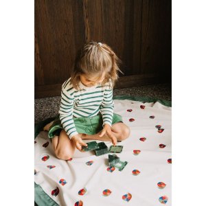 Grand sac à jouet / tapis de jeu 2 en 1 - snail Play & go