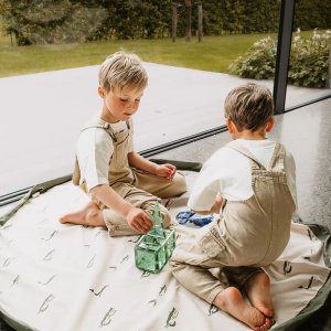 Grand sac à jouet / tapis de jeu 2 en 1 - crocodile Play & go