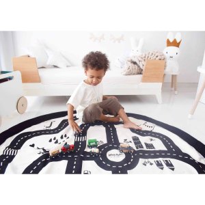 Grand sac à jouet / tapis de jeu 2 en 1 - roadmap Play & go