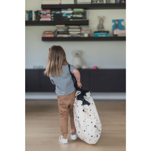 Grand sac à jouet / tapis de jeu 2 en 1 - carte du monde Play & go