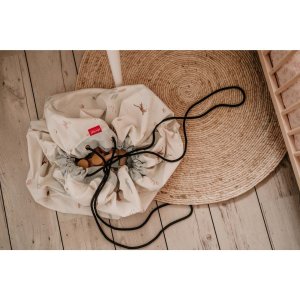 Grand sac à jouet / tapis de jeu 2 en 1 - jungle Play & go