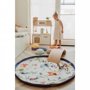 Grand sac à jouets / tapis de jeu 2 en 1 Play & go