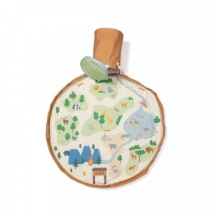 Panier de rangement + tapis de jeu - soo zoo Play & go