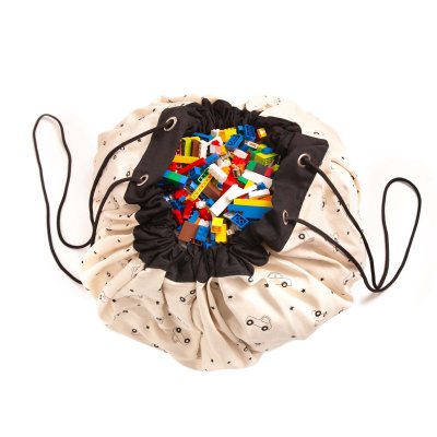 Grand sac à jouets / tapis de jeu 2 en 1 playville
