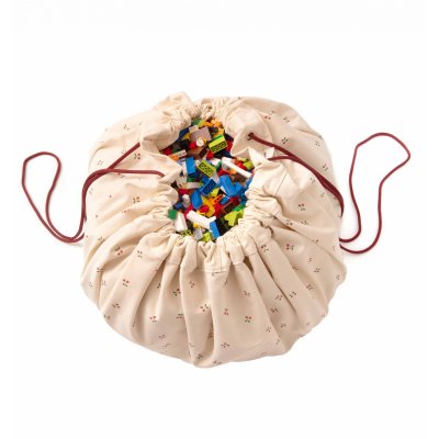 Grand sac à jouets / tapis de jeu 2 en 1 cherrycherry
