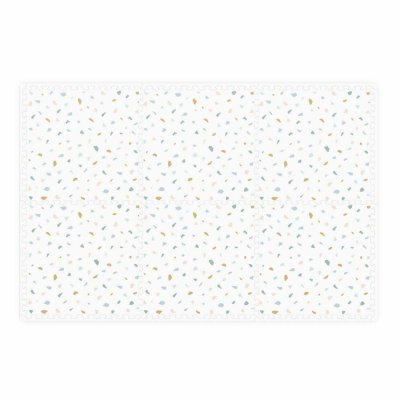 Tapis de jeu réversible 2 en 1 eevaa village terrazzo