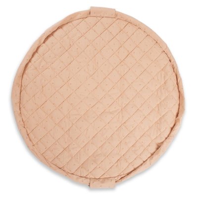 Sac à jouets / tapis d'éveil 2 en 1 en coton bio fleuri