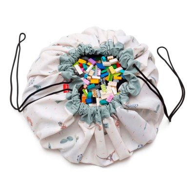 Grand sac à jouets / tapis de jeu 2 en 1 paris map