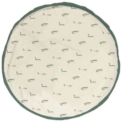 Grand sac à jouet / tapis de jeu 2 en 1 - crocodile