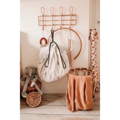 Grand sac à jouets / tapis de jeu 2 en 1 jungle