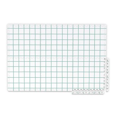 Tapis de jeu réversible 2 en 1 eevaa marelle