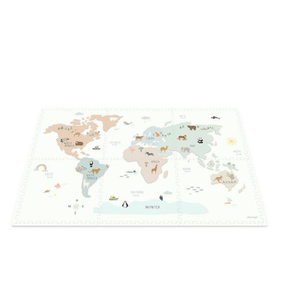 Tapis de jeu réversible 2 en 1 eevaa world