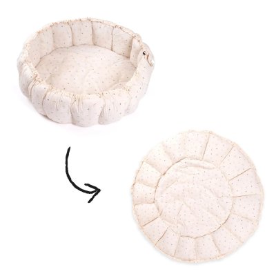 Tapis de jeu / nid de bébé 2 en 1 organic bloom moon