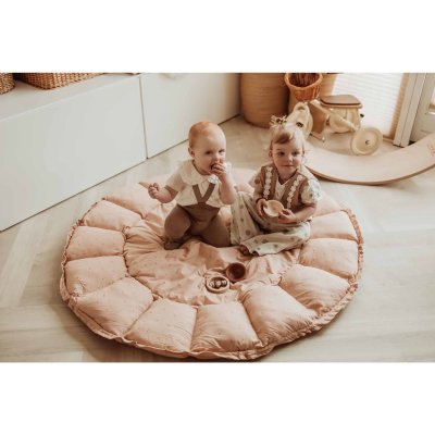 Tapis de jeu / nid de bébé 2 en 1 organic bloom fleuri
