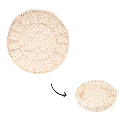 Tapis de jeu / nid de bébé 2 en 1 organic bloom rabbit