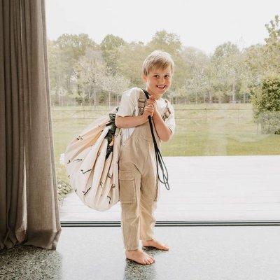 Grand sac à jouet / tapis de jeu 2 en 1 - crocodile