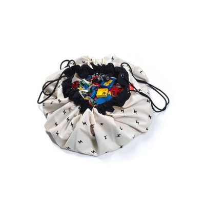 Grand sac à jouets / tapis de jeu 2 en 1 route & éclair