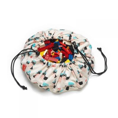 Petit sac à jouets / tapis de jeu 2 en 1 supergirl
