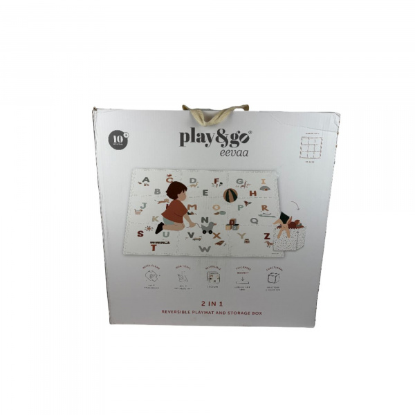 Les imparfaits - tapis de jeu réversible 2 en 1 eevaa alphabet terrazzo Play & go