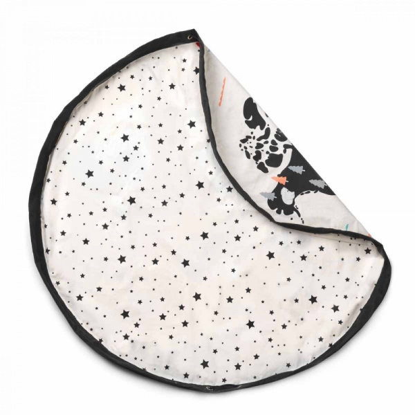 Grand sac à jouets / tapis de jeu 2 en 1 vichy purple Play & go