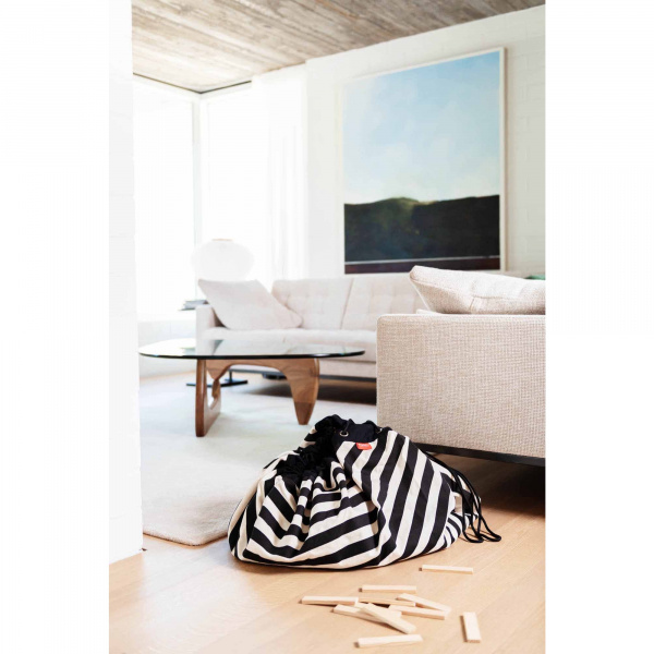 Grand sac à jouets / tapis de jeu 2 en 1 carte du monde Play & go