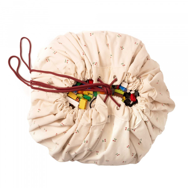 Grand sac à jouets / tapis de jeu 2 en 1 carte du monde Play & go