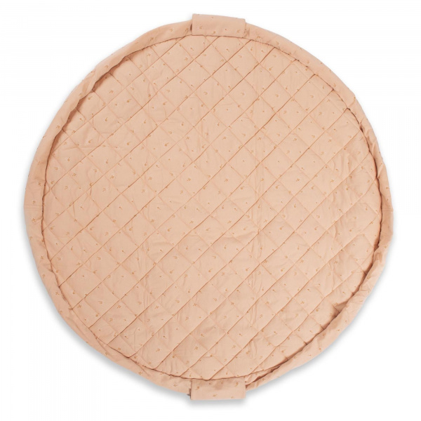 Sac à jouets / tapis d'éveil 2 en 1 en coton bio fleuri Play & go