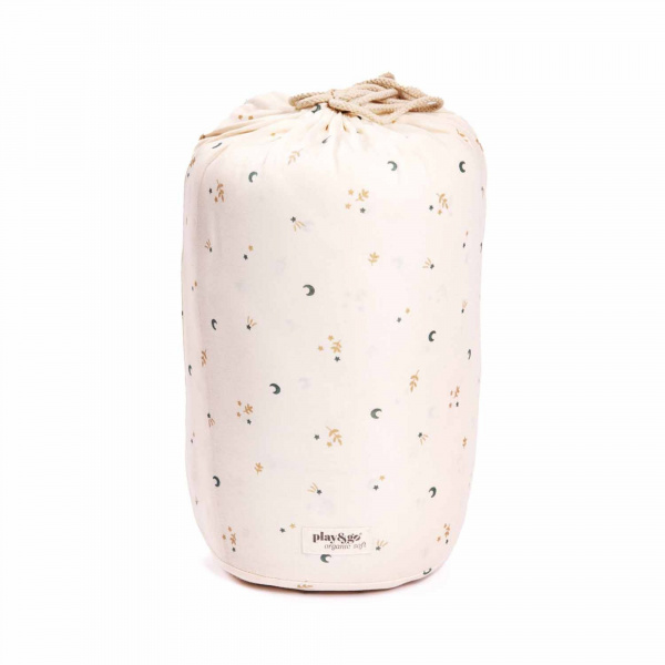 Sac à jouets / tapis d'éveil 2 en 1 en coton bio moon Play & go