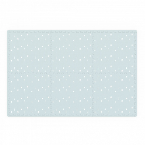 Tapis de jeu réversible 2 en 1 eevaa village terrazzo Play & go