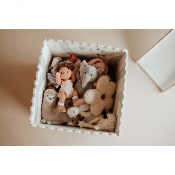 Tapis de jeu réversible 2 en 1 eevaa village terrazzo Play & go