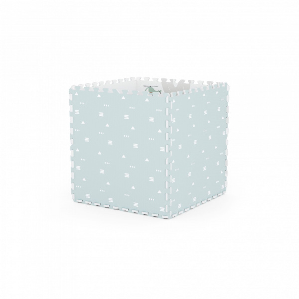 Tapis de jeu réversible 2 en 1 eevaa village terrazzo Play & go