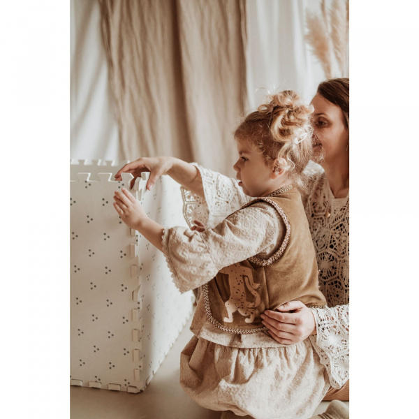 Tapis de jeu réversible 2 en 1 eevaa numbers Play & go