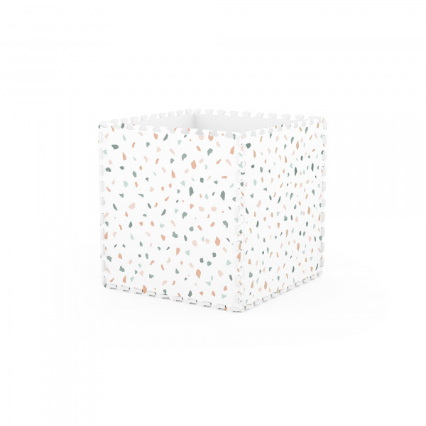 Tapis de jeu réversible 2 en 1 eevaa alphabet terrazzo Play & go