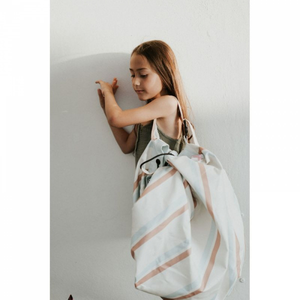 Grand sac à jouets d'extérieur / tapis de jeu 2 en 1 stripes Play & go