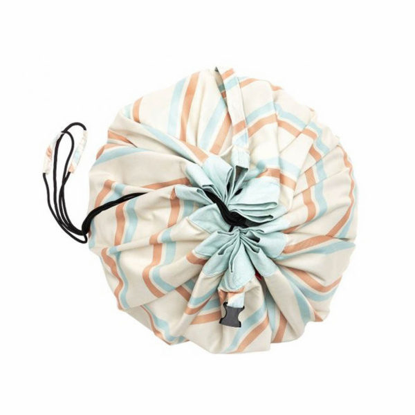 Grand sac à jouets d'extérieur / tapis de jeu 2 en 1 stripes Play & go