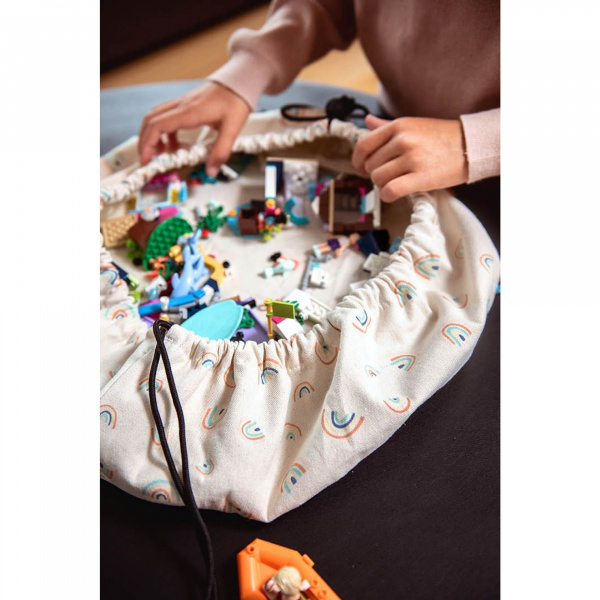 Petit sac à jouets / tapis de jeu 2 en 1 cars Play & go