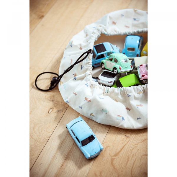 Petit sac à jouets / tapis de jeu 2 en 1 cars Play & go