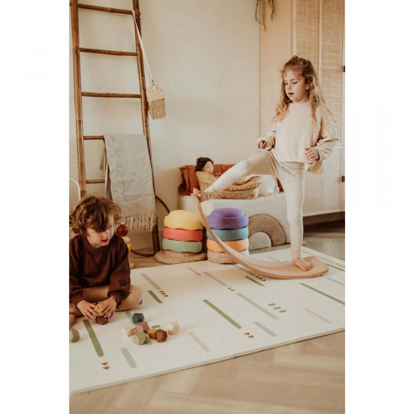 Tapis de jeu réversible 2 en 1 eevaa farm Play & go