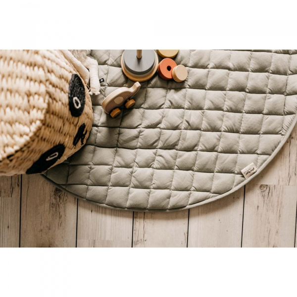 Sac à jouets / tapis d'éveil 2 en 1 en coton bio meadow green Play & go