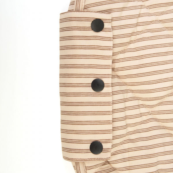 Sac à jouets / tapis d'éveil 2 en 1 en coton bio soft brown stripes Play & go