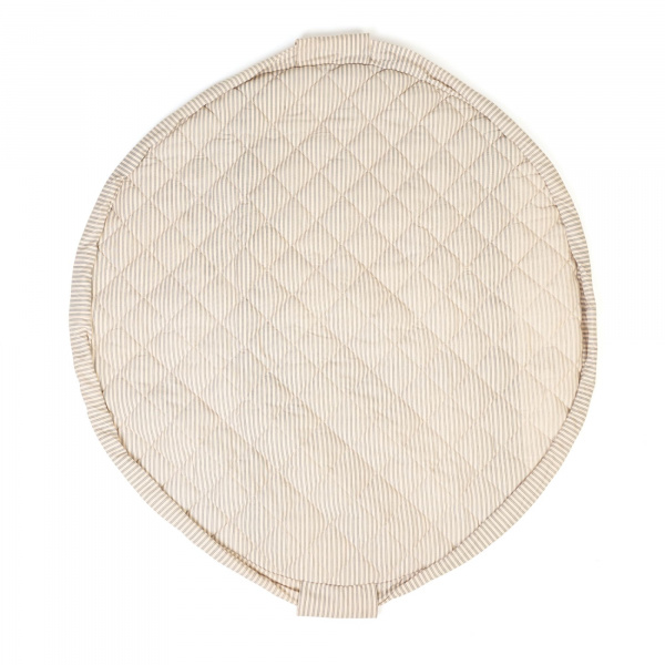 Sac à jouets / tapis d'éveil 2 en 1 en coton bio soft blue stripes Play & go