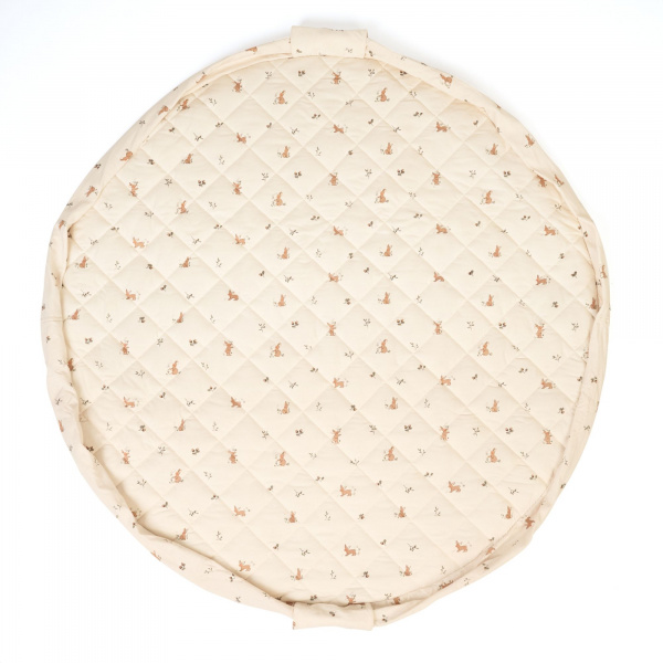 Sac à jouets / tapis d'éveil 2 en 1 en coton bio soft rabbit Play & go